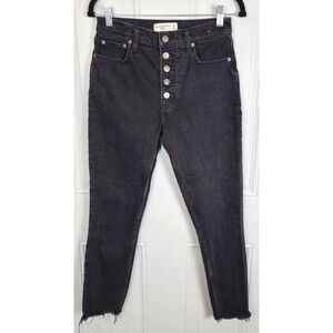 Abercrombie and Fitch The Skinny High Rise Jeans Size 27 / 4 Button Fly …